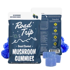 Desert Stardust Mushroom Gummies - Blue Raspberry
